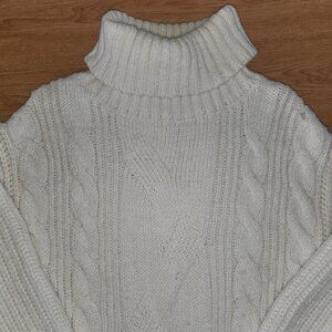 Guess Los Angeles cream color turtle neck sweater